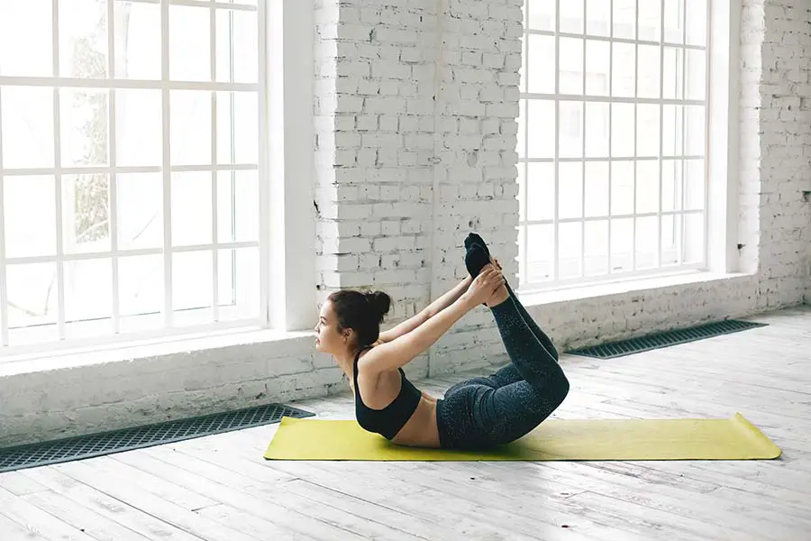 Bow pose Yoga