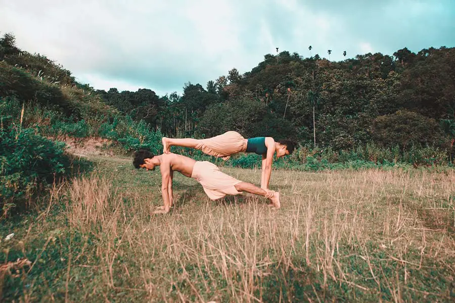 Double Plank Pose