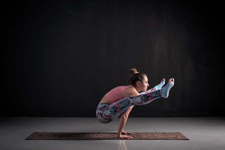 Firefly pose yoga