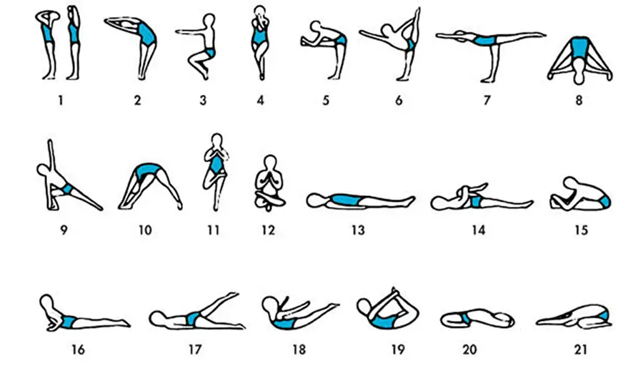 Power Yoga poses